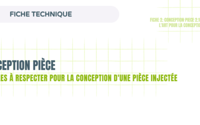 [Fiche technique] 2. Conception pièce 2.1 7 règles à respecter pour la conception d’une pièce injectée